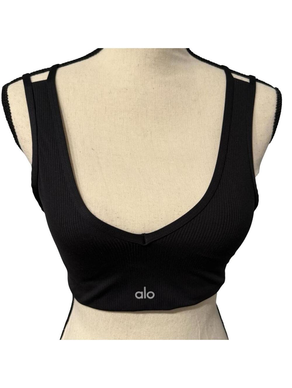 Alo Yoga Black Sports Bra - Size S